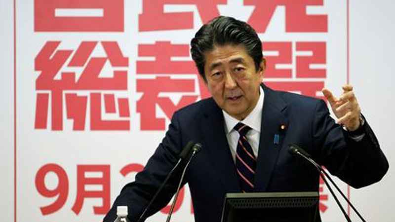 Japan Pm Abe Keeps Allies In Key Posts Just One Woman In Cabinet Daily Times