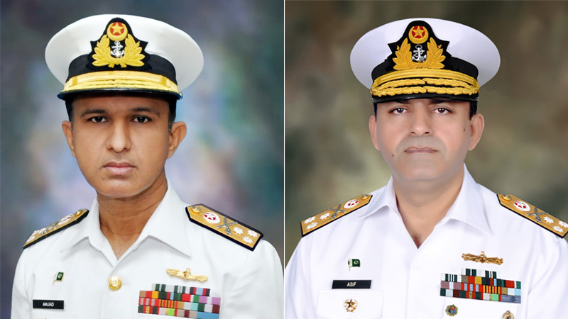 FOUR REAR ADMIRALS OF PAKISTAN NAVY PROMOTED TO THE RANK OF VICE