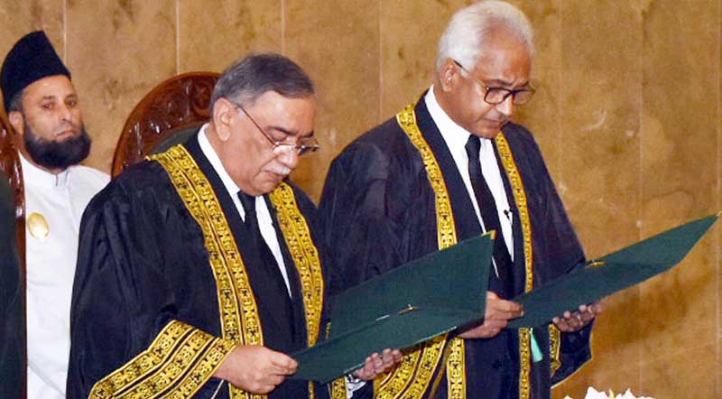Justice Ahmad takes charge of Supreme Court - Daily Times