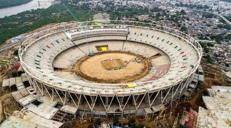 World s Biggest Cricket Stadium Takes Shape In Ahmedabad 