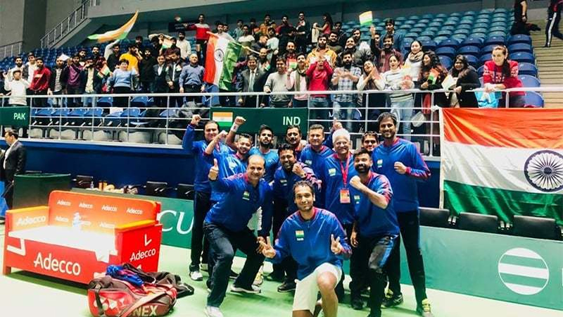 India defeat Pakistan 4-0 to seal Davis Cup qualifiers spot