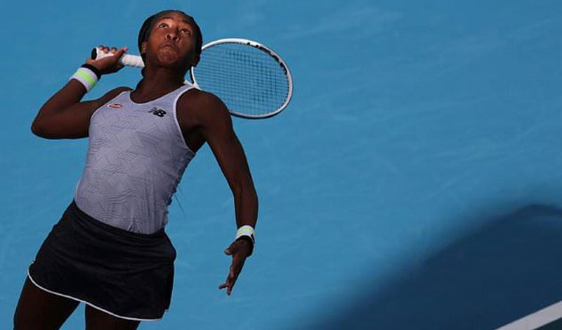 Teenage star Gauff makes flying start to new year