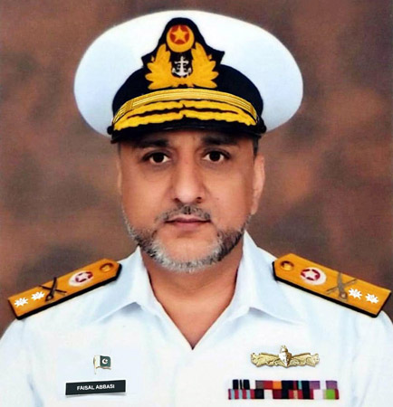 Commodore Faisal Abbasi promoted to the rank of Rear admiral