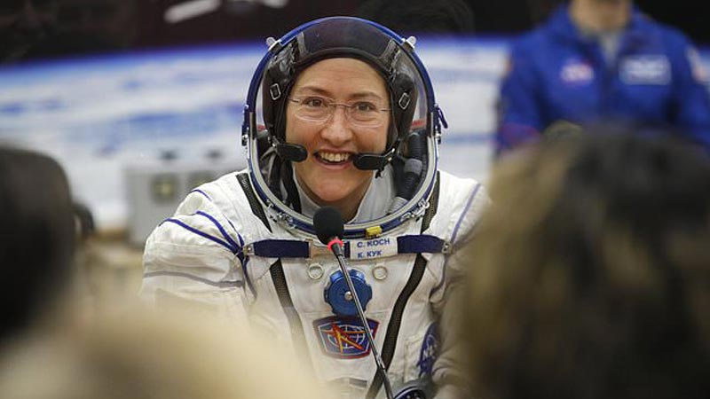 Astronaut craves salsa and surf after record 11 months aloft