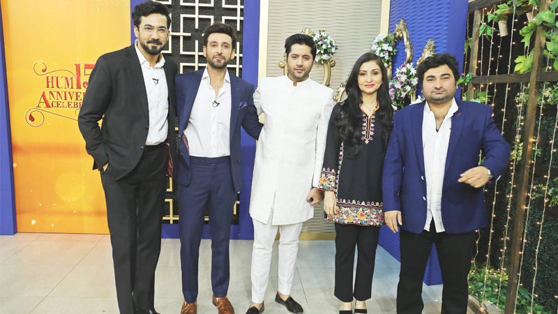 Imran Ashraf, Mawra Hocane, Sami Khan and Danish Nawaz come together on one stage