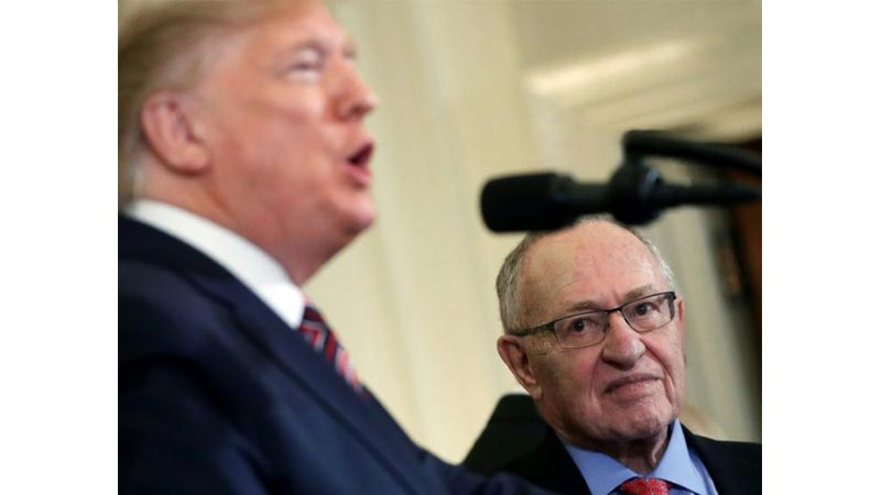 Trump adds legal heavyweights Starr, Dershowitz to impeachment team