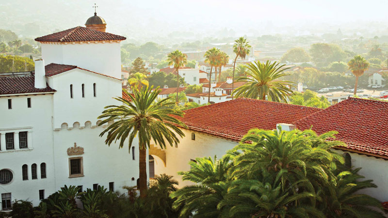 Santa Barbara — quieter than Los Angeles, better restaurants than Palm Spring