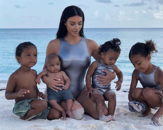 Kim Kardashian claims her kids are vegan except for North
