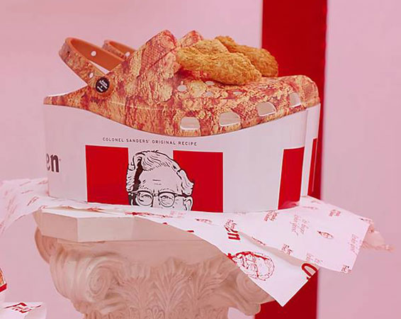 KFC and Crocs team up to make shoes that smell like fried chicken