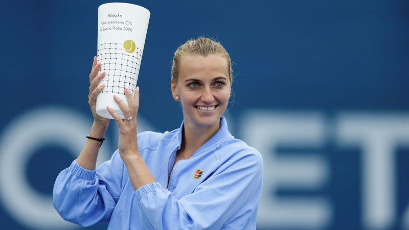 Dressed for French Open, Kvitova wins all-Czech crown on return to action
