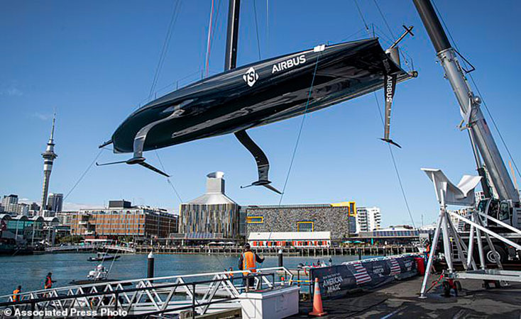 british challenger launches 2nd america's cup boat - daily