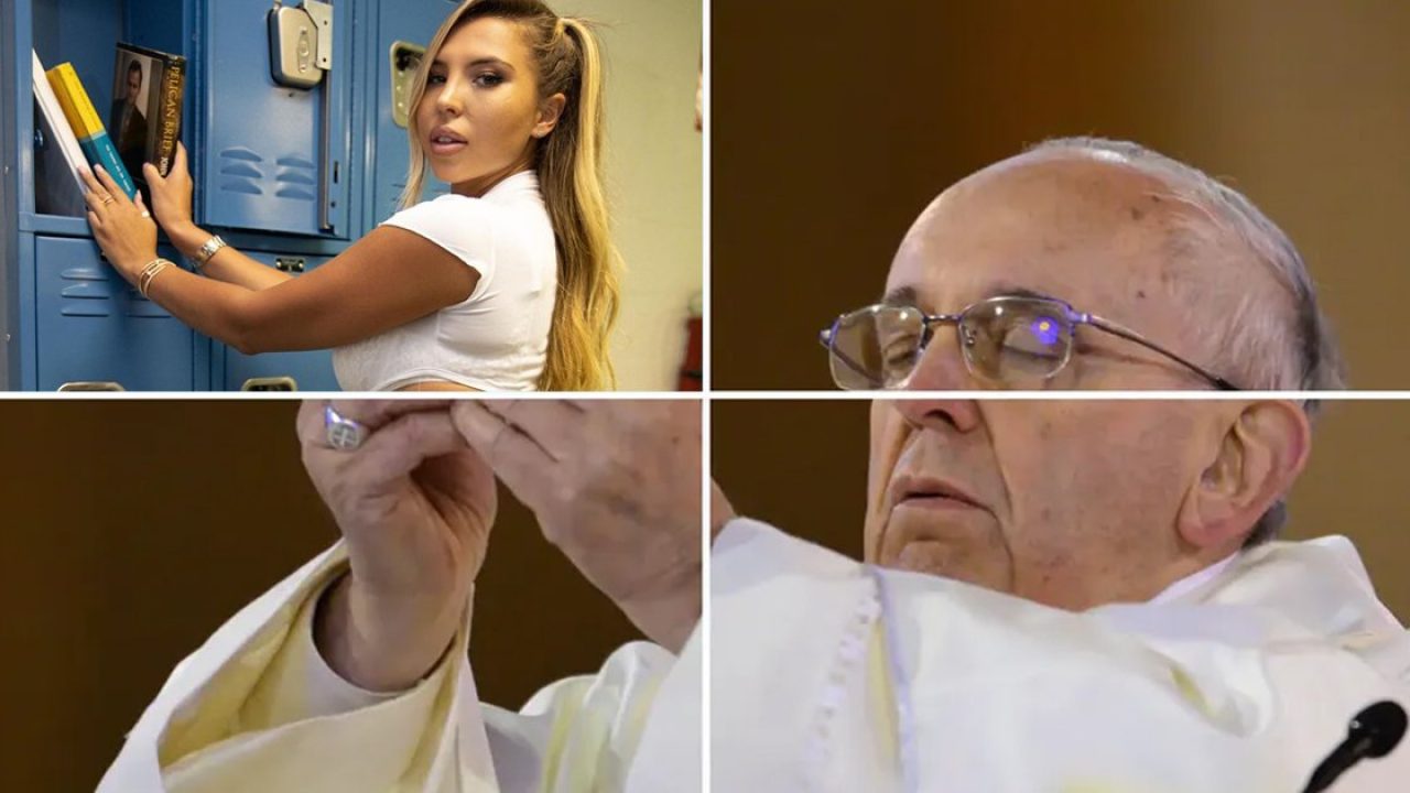 Horny Schoolgirl Porn - Pope Francis' Instagram account caught liking explicit schoolgirl photo -  Daily Times