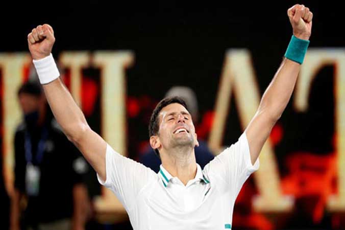 Novak Djokovic sets alltime record for weeks at No. 1  Daily Times