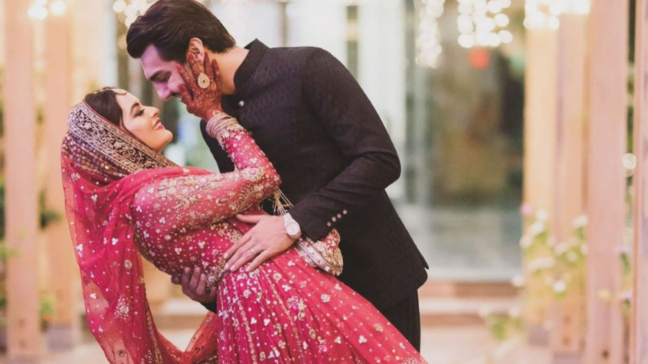 New couple in town: Minal Khan, Ahsan Mohsin Ikram ties the knot ...