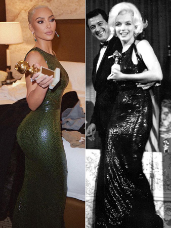 Marilyn Monroe Famous JFK Dress Loaned by Ripley's is Permanently Damaged  after KimK Met Gala Red Carpet Walk - The Marilyn Monroe Collection