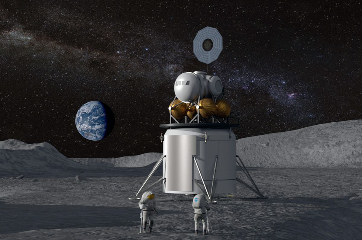 NASA shoots for the Moon, on its way to Mars