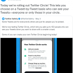 Twitter Introduces ‘Twitter Circle’