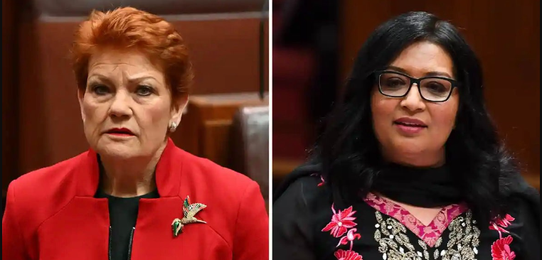 Greens senator Mehreen Faruqi mulls human rights commission complaint over ‘racist’ Pauline Hanson Twitter war