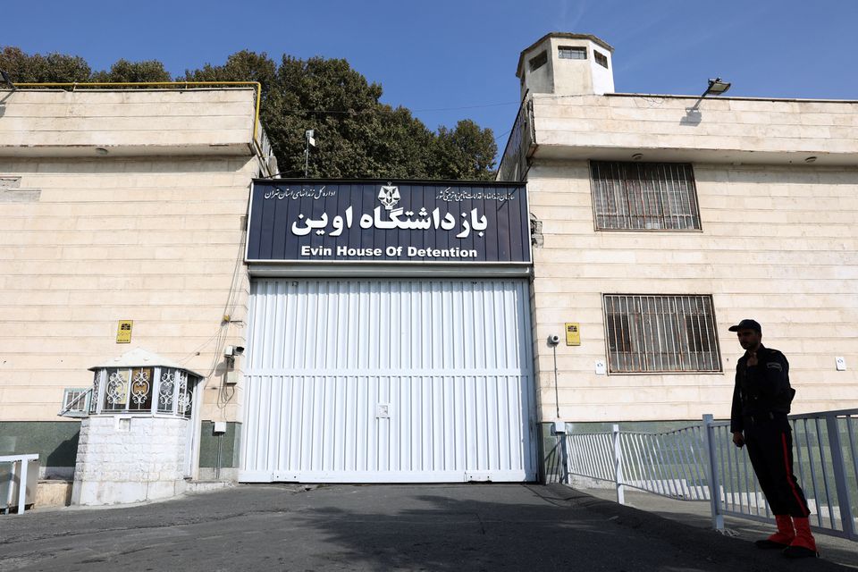 Who are the foreign nationals held in Iran's Evin prison?