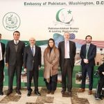 A delegation of USAID met with Shazia Marri at the Embassy of Pakistan