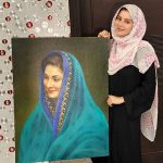 Rabi Pirzada finally sells portrait of Maryam Nawaz after two-year struggle