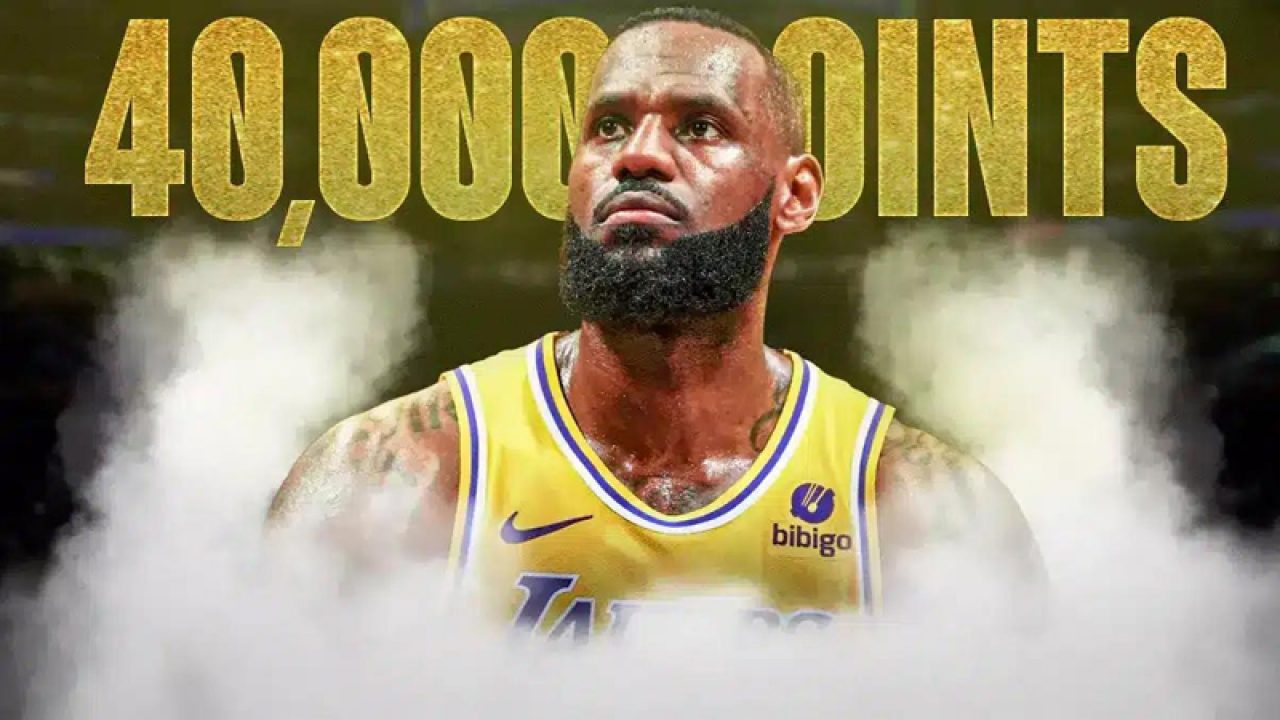 LeBron James becomes first player in NBA history to score 40,000 points -  Daily Times