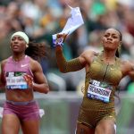 Richardson wins first 100m of year, Chebet smashes 10,000 world record in Eugene