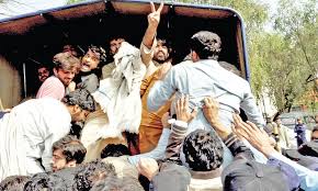 QAU Missing Student Protest Grows