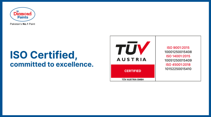 Diamond Paints ISO Certifications