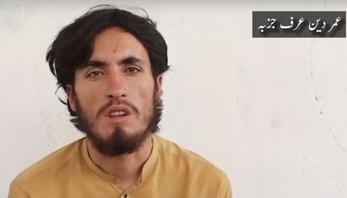 A captured militant has made a confessional statement