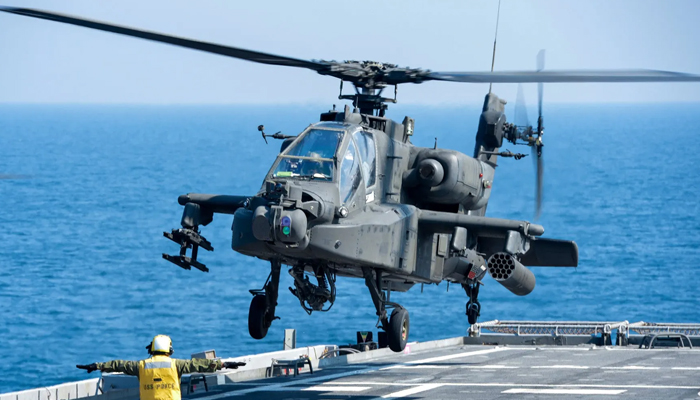 US Apache helicopter incident