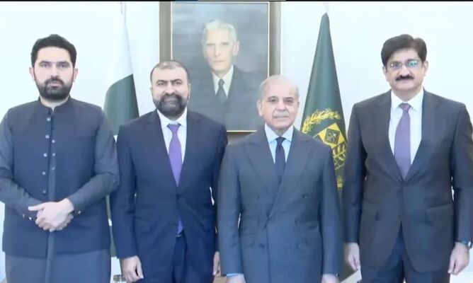 Shehbaz highlights economic cooperation at NEC