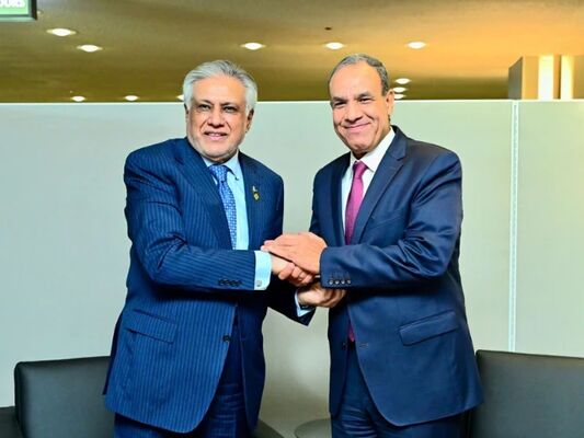 Dar, Egyptian FM push diplomatic dialogue