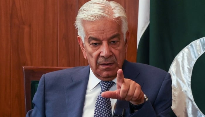 Khawaja Asif warns AJK critics