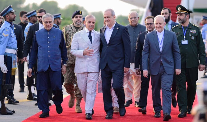 Iranian president is scheduled to arrive in Pakistan on Tuesday for a state visit
