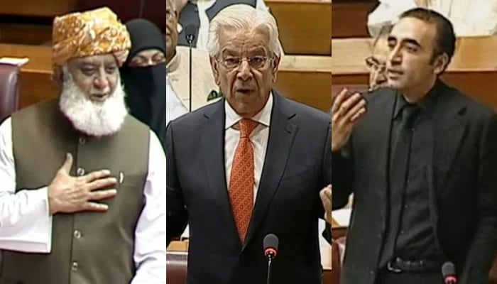 Bilawal and Fazl criticise Khawaja Asif over AJK remarks