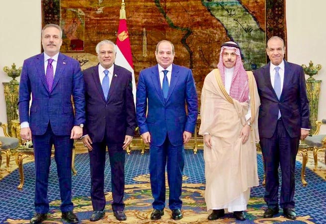 Pakistan, Saudi Arabia, Turkiye, Egypt call for lasting US-Iran settlement