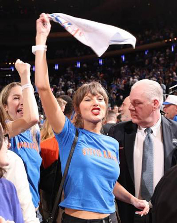 Taylor Swift cheers Knicks on as New York completed stunning comeback in NBA Finals