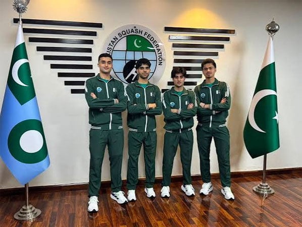 Pakistan team departs for World Junior Squash Championships in Canada