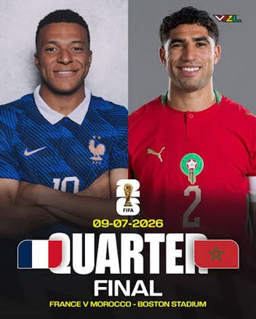 France vs Morocco rematch as World Cup quarter-finals get underway